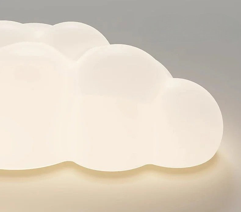 Wolken- en sterrenwandlamp