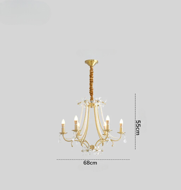 Parisian crystal salon fixture