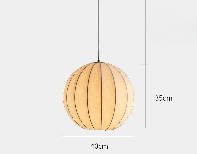 Wabi sabi nordic zijden hanglamp