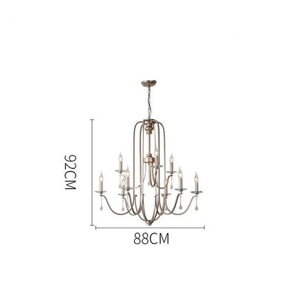 Duplex villa crystal chandelier