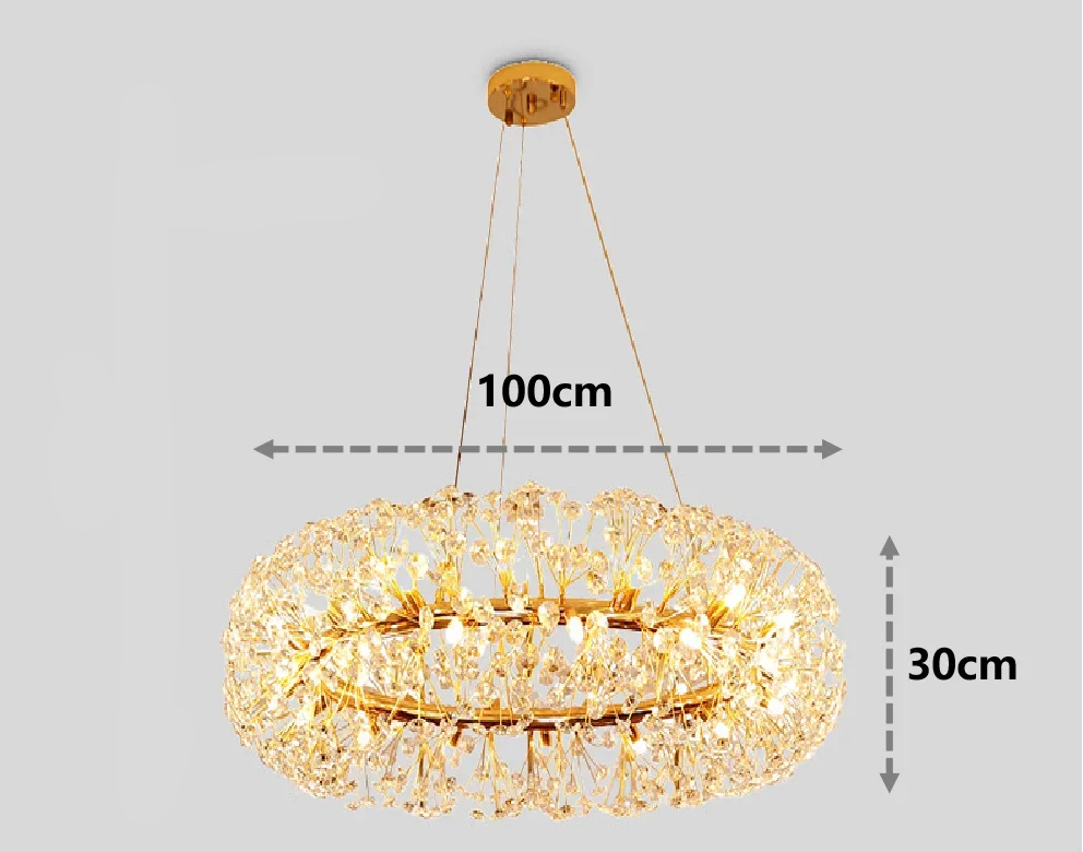 Crystal modern design extravagant chandelier