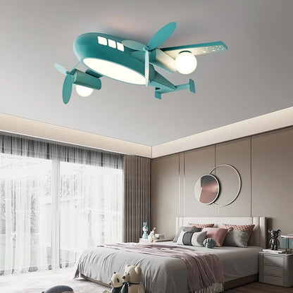 Kids airplane ceiling light for children bedroom