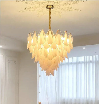 Königlicher Kristall-Blütenblatt-Kronleuchter