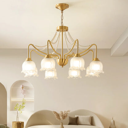 American modern design copper chandelier