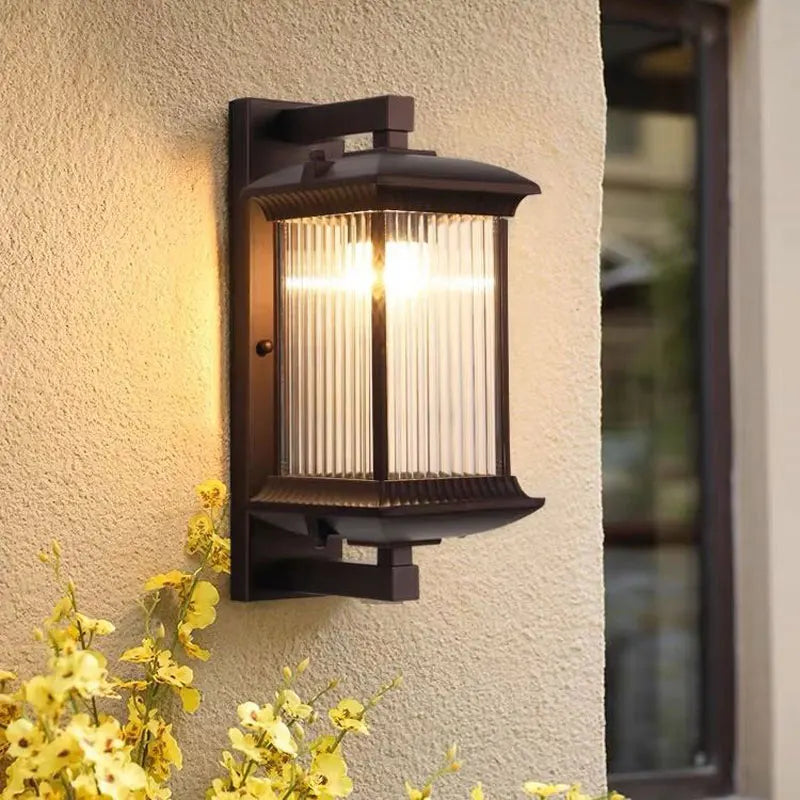 Big porch american wall lamp IP65