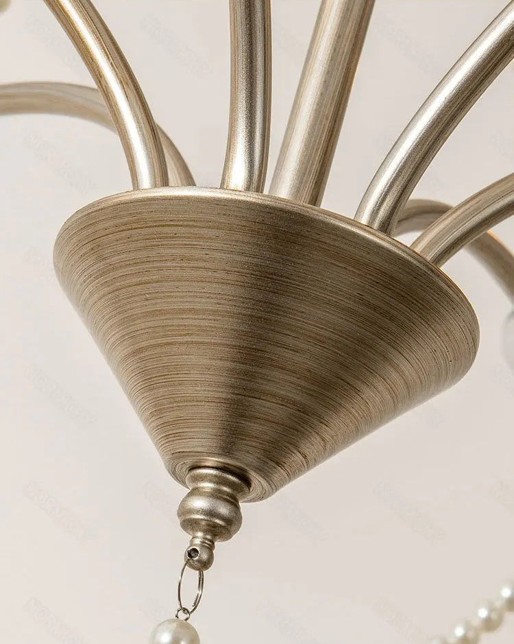 French pearl crystal chandelier for villa living room