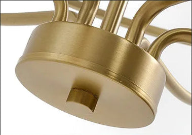 Modern iron ring chandelier for dining room