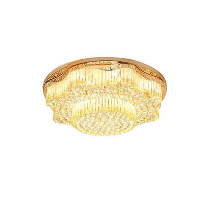 European vintage design crystal ceiling light