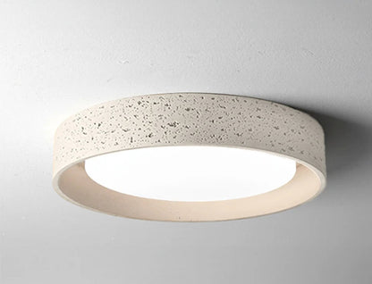 Vintage retro cream ceiling light