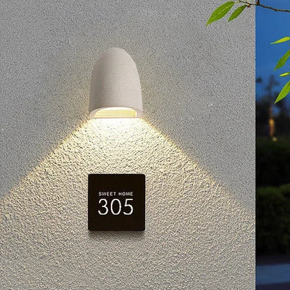 Lampe murale d'extérieur en ciment, résistante à l'eau, pour terrasse