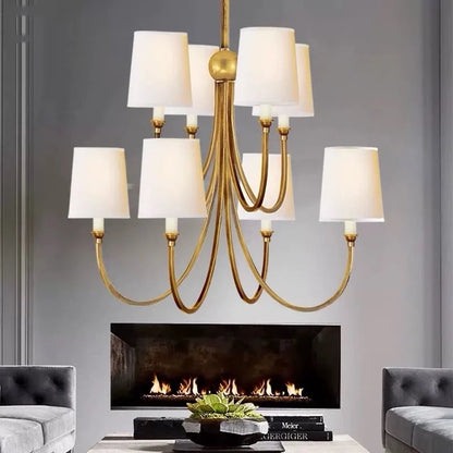 Tailored fabric drum with led