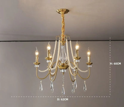 Lustre de hall d'entrée en cristal K9 e14