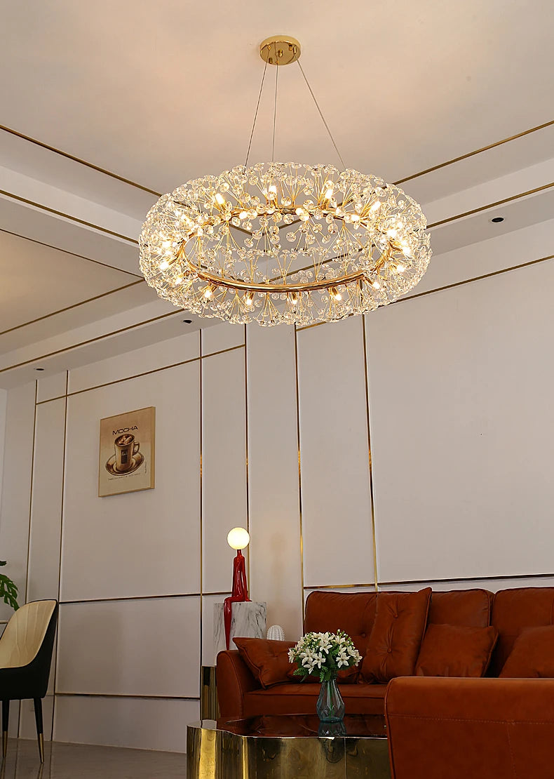 Crystal modern design extravagant chandelier