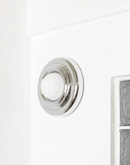 Chrome minimalist modern wall lamp