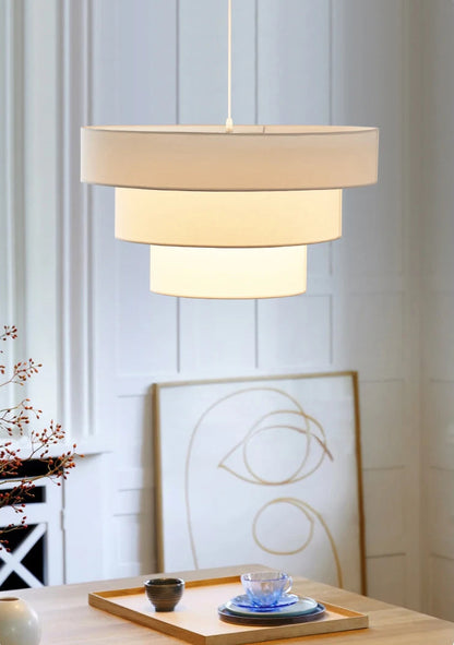 Suspension textile Zen pour chevet