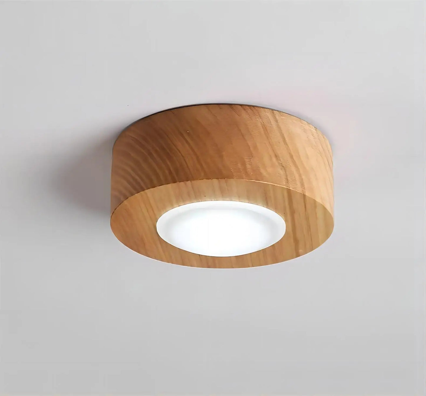 Walnut brass ceiling spotlight for kitchen island