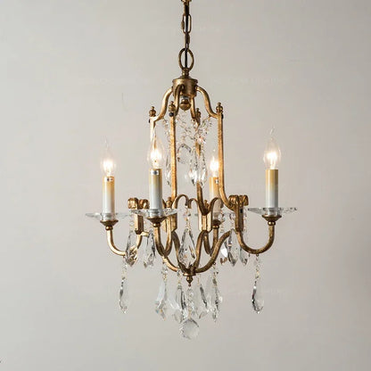 Grande gold country chandelier