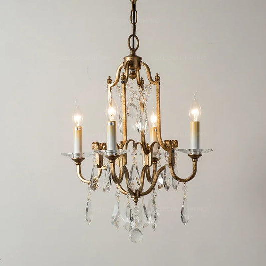 Grande gold country chandelier