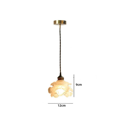 Suspension LED en céramique blanche et cuivre