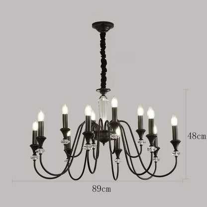 Boerderij kaarsen kroonluchter