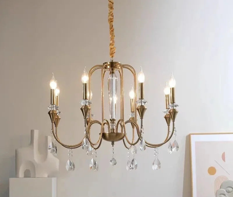 Élégant lustre en cristal