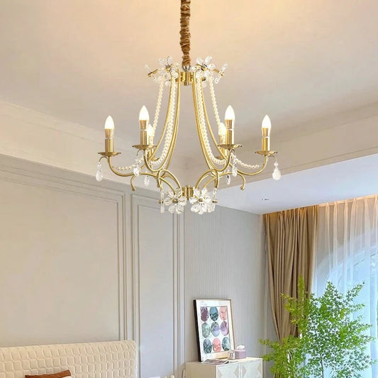 Parisian crystal salon fixture