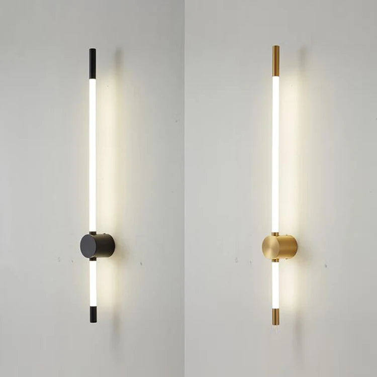 Modern minimalistisk vägglampa