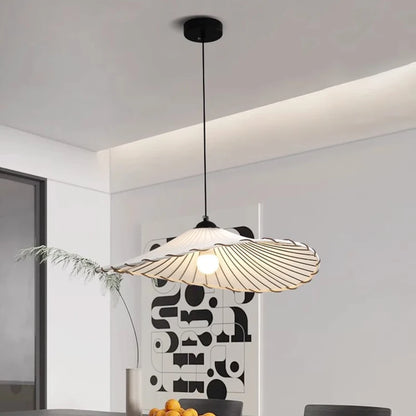 Katoenen linnen hanglamp voor de eetkamer