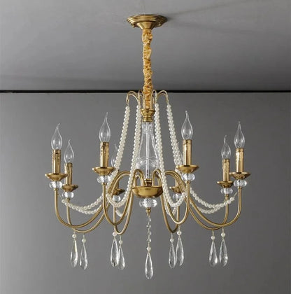 Lustre de hall d'entrée en cristal K9 e14