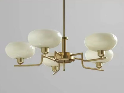 Vom Bauhaus inspirierter LED-Kronleuchter für das Wohnzimmer