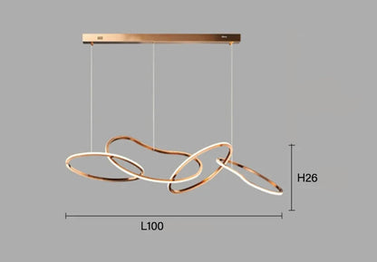 Suspension moderne et élégante à LED