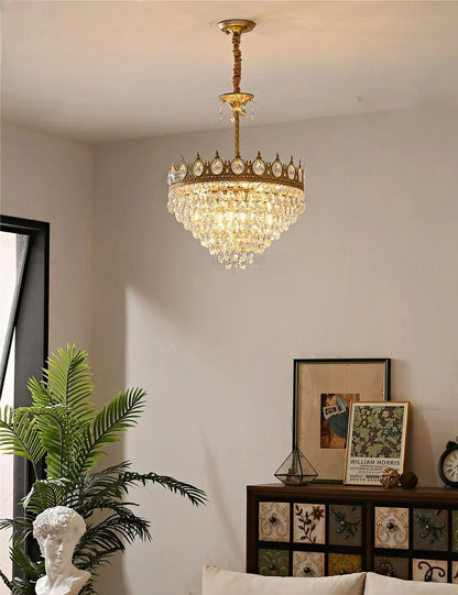 Lustre français postmoderne de luxe