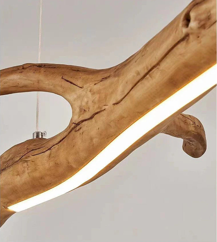 Resin branches pendant light for dining room