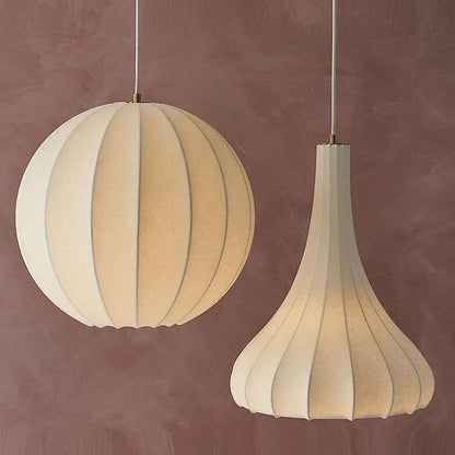 Wabi sabi nordic zijden hanglamp