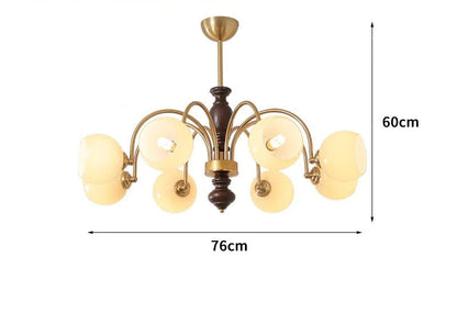 Lampada da soffitto vintage in vetro semi-incassata