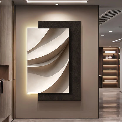 Geometrische 3D-design wandlamp voor aan de muur