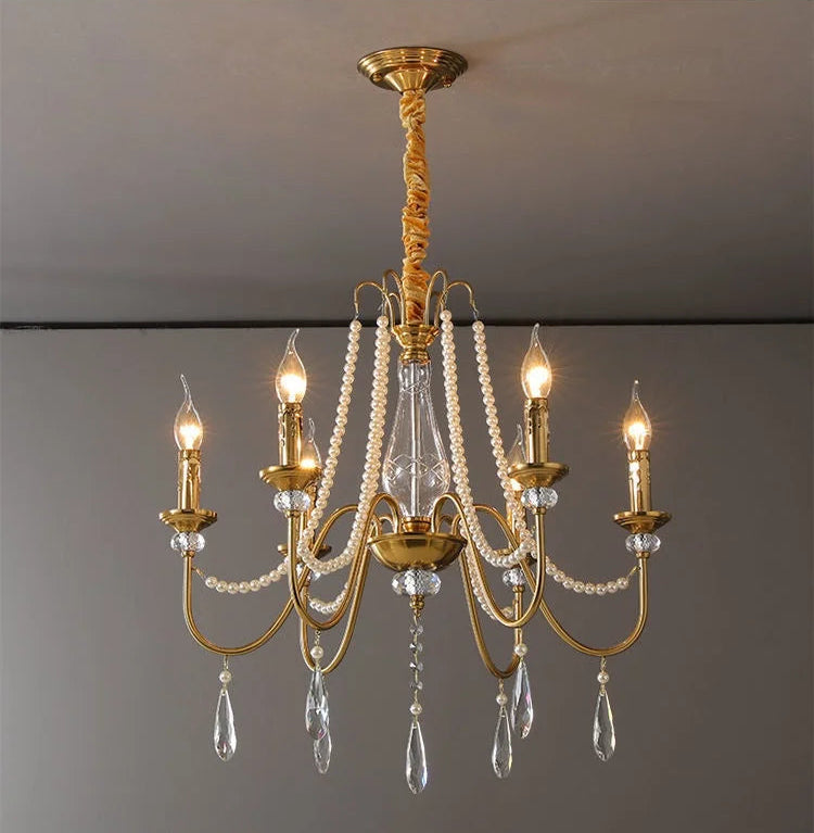 Lustre de hall d'entrée en cristal K9 e14