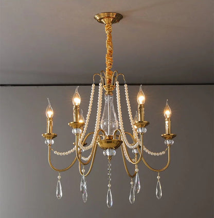 Lustre de hall d'entrée en cristal K9 e14