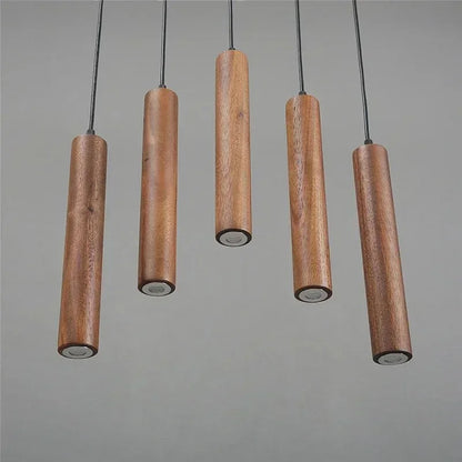 Minimalistische houten Scandinavische hanglamp