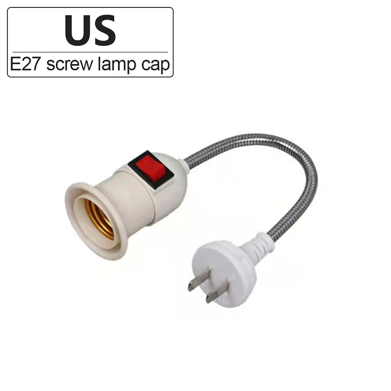 Direct plug-in E27 lamp with switch