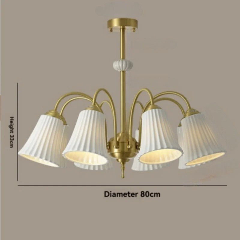 Porcelain studio ceiling light