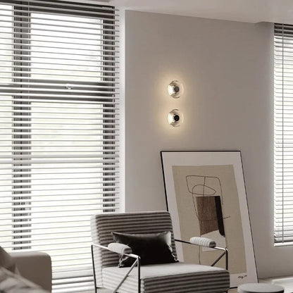 Italian crystal minimalist wall lamp