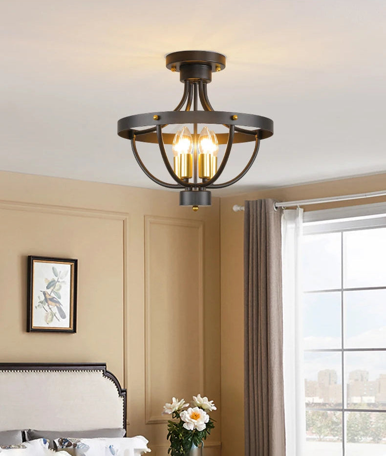 Suspension géométrique moderne de style fermier