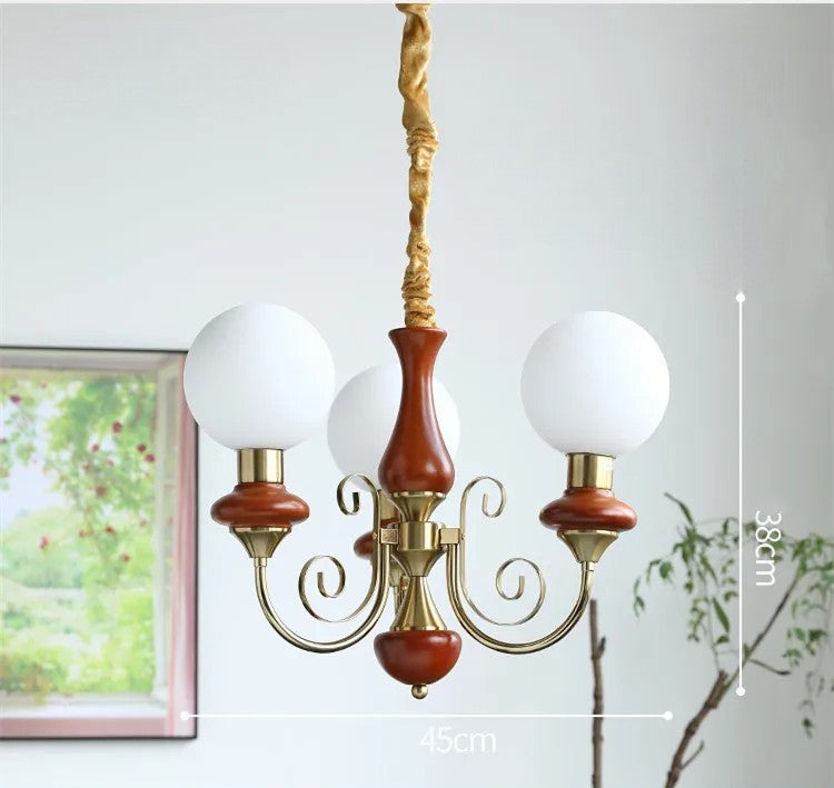 Pastorale crèmekleurige kroonluchter