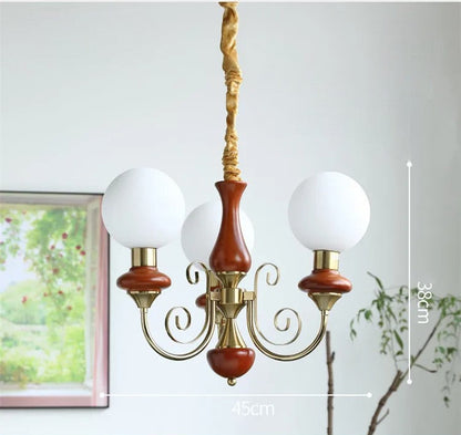 Pastorale crèmekleurige kroonluchter