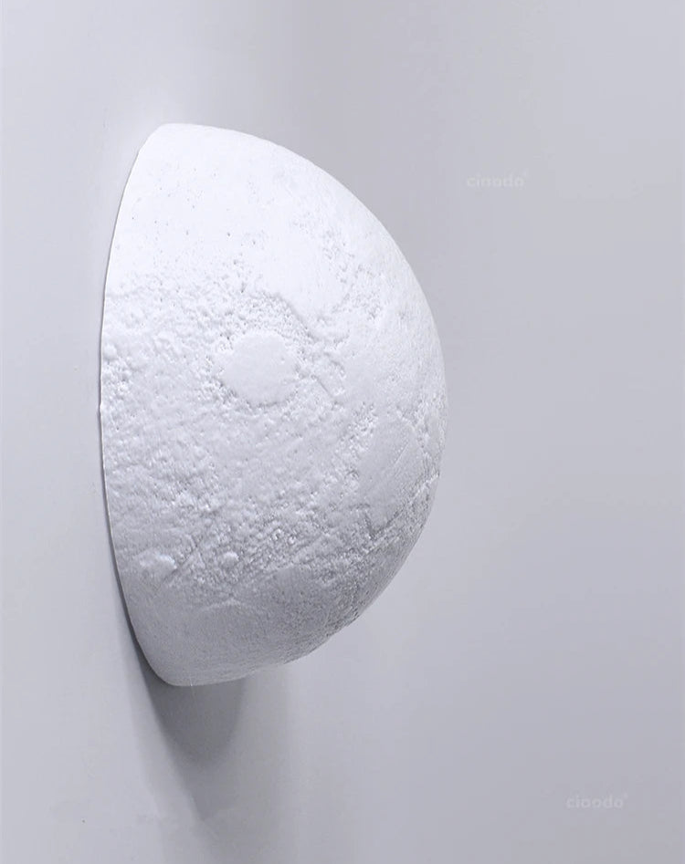 Applique murale Art déco en forme de lune