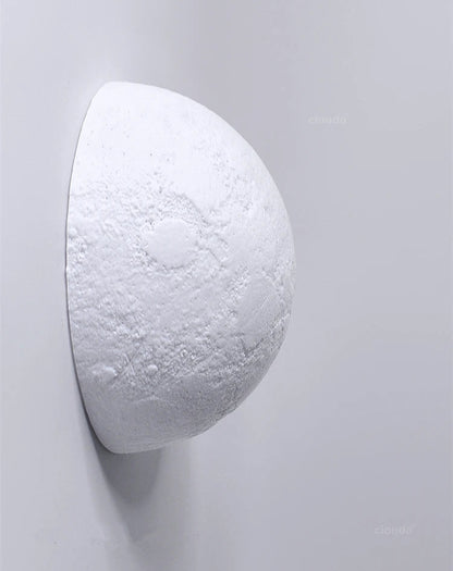 Applique murale Art déco en forme de lune