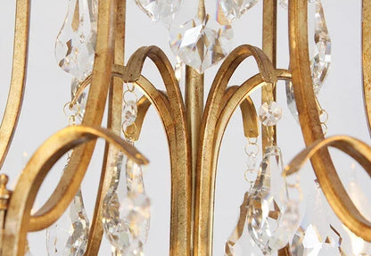 Grande gold country chandelier