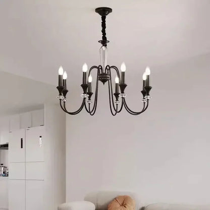 Boerderij kaarsen kroonluchter