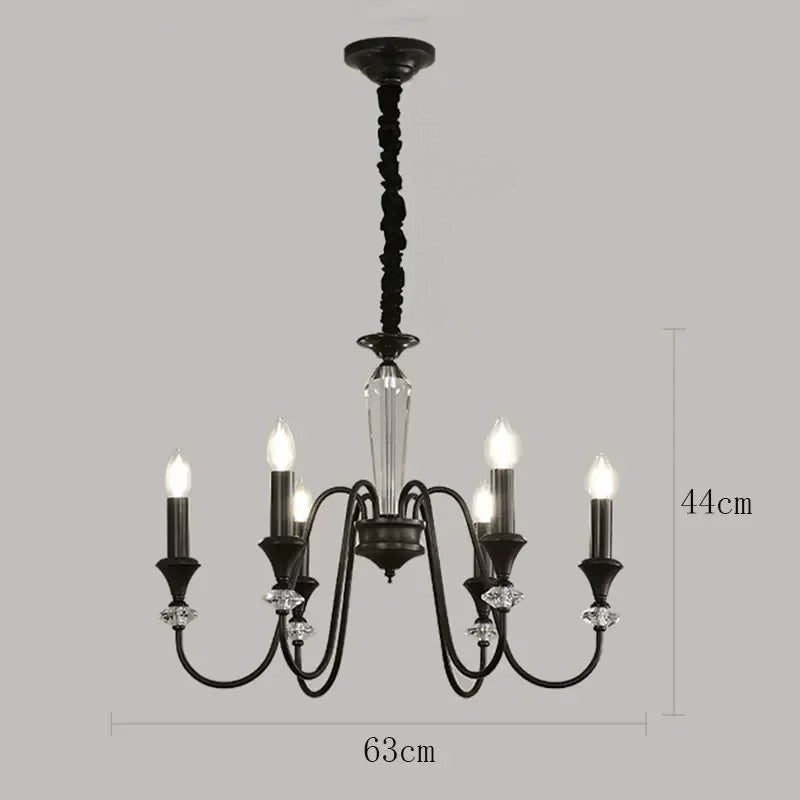 Boerderij kaarsen kroonluchter